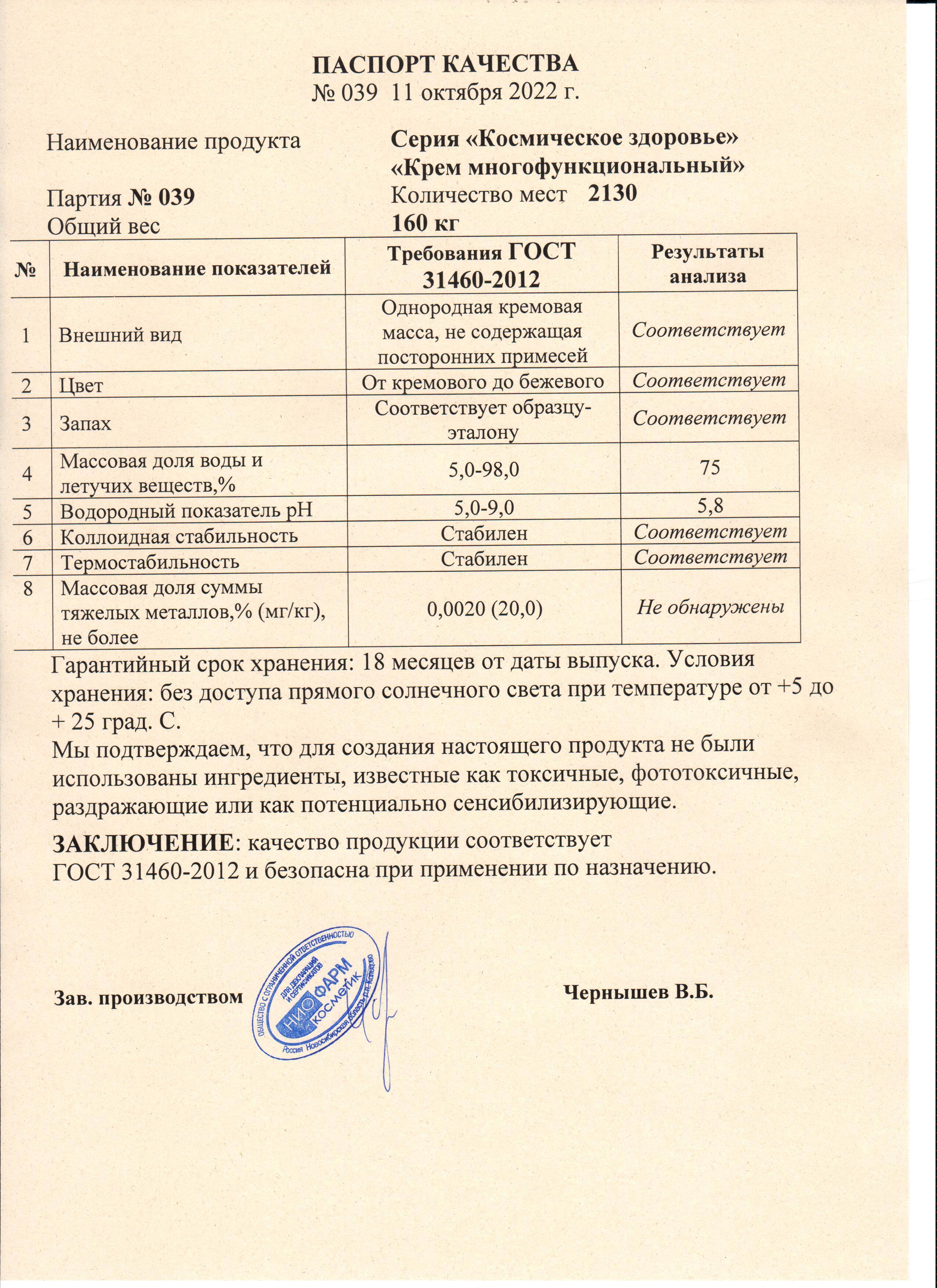 Паспорт №102022